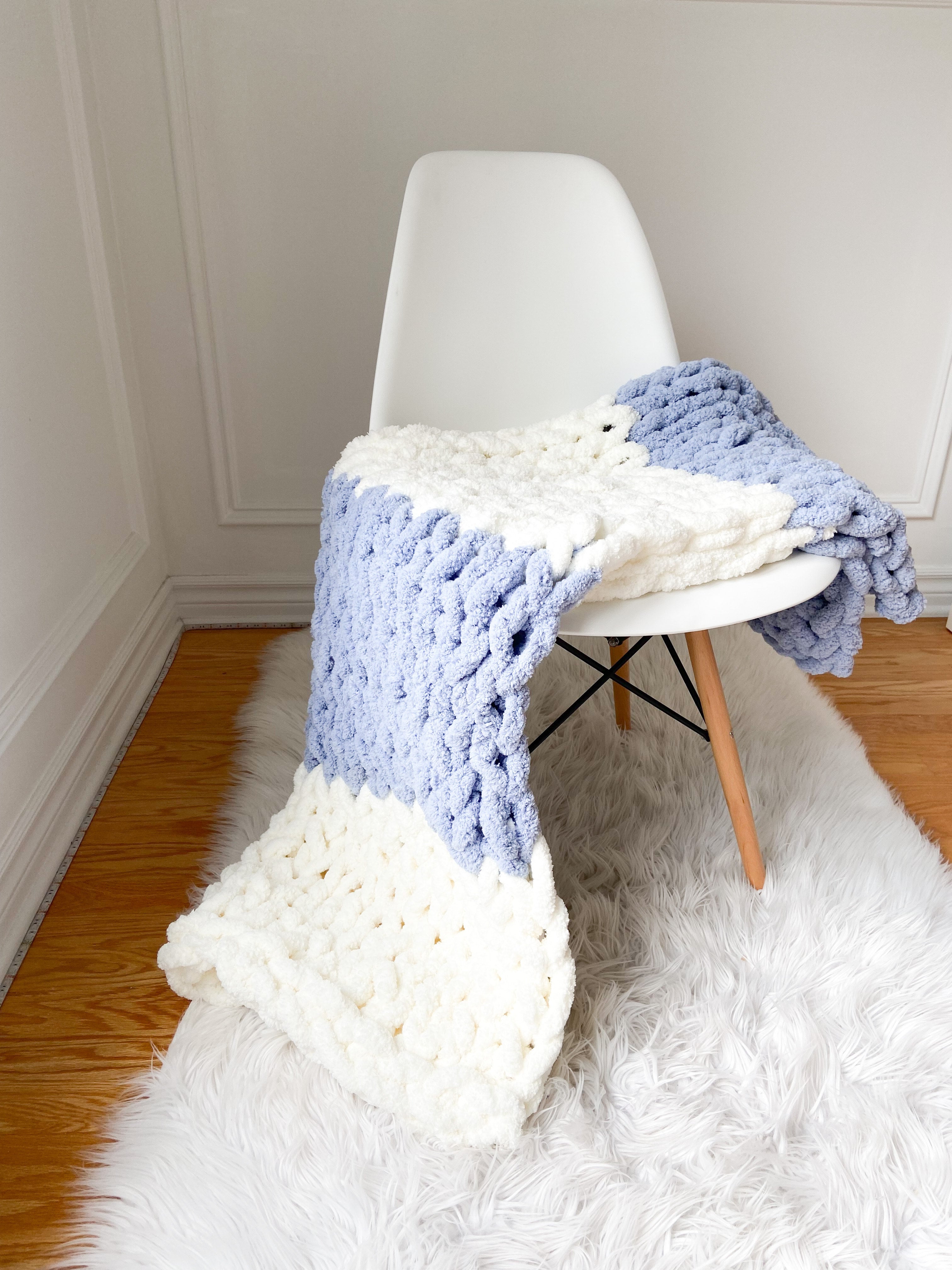 EN STOCK - Couverture en molleton ultra doux 30''x45'' bleu lavande